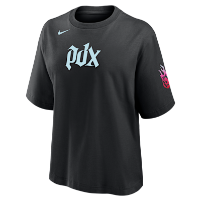 Portland Fire Women's Boxy Cotton T-Shirt