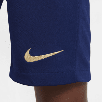 U.S. 2022/23 Stadium Home Big Kids' Nike Dri-FIT Soccer Shorts