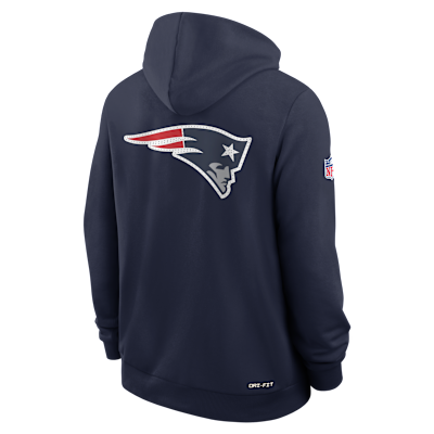 New England Patriots Utility Player Sideline Men's Nike Dri-FIT NFL Full-Zip Hoodie