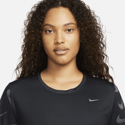 Nike Dri-FIT Swoosh Women's Short-Sleeve Printed Running Top. Nike UK