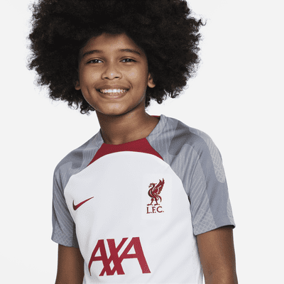 Liverpool FC Strike Big Kids' Nike Dri-Fit Knit Soccer Top Large
