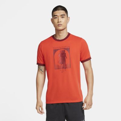 nike dri fit orange t shirt