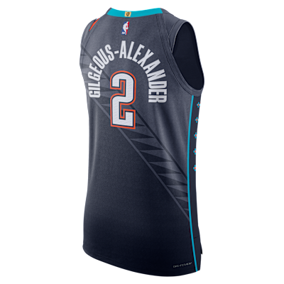 Shai Gilgeous-Alexander Oklahoma City Thunder City Edition Men's Nike Dri-FIT ADV NBA Authentic Jersey