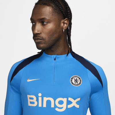 Fotbollsträningströja Chelsea FC Strike Nike Dri-FIT för män