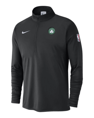 Мужские  Boston Celtics Nike NBA 1/2-Zip Long-Sleeve Top