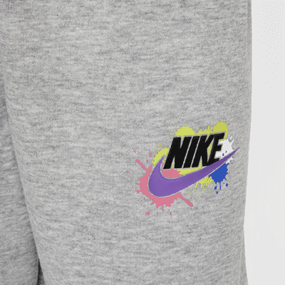 Conjunto de dos piezas de sudadera sin cierre para niños talla pequeña Nike Sportswear "Express Yourself"