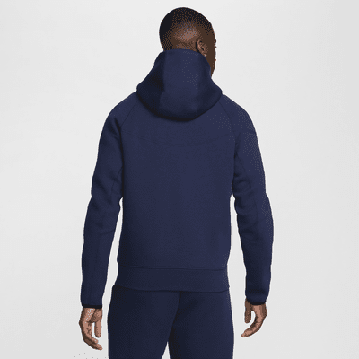 Męska piłkarska bluza z kapturem i zamkiem na całej długości Nike Paris Saint-Germain Tech Fleece Windrunner