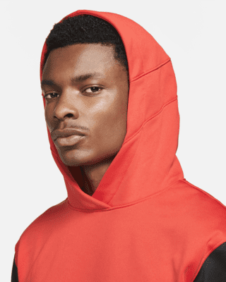 mens red hoodie nike