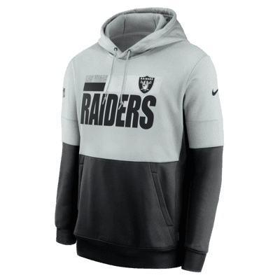 Las Vegas Raiders Nike Youth Colorblock Team Name T-Shirt - Heathered  Black/White