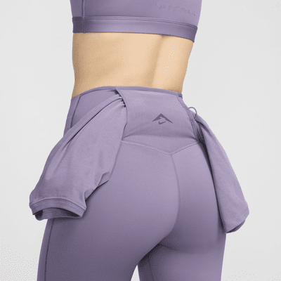 Nike Trail Go 7/8-Leggings mit Taschen, starkem Halt und hohem Bund für Damen