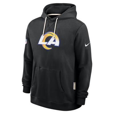 Sudadera con gorro sin cierre Nike Dri-FIT de la NFL para hombre Los Angeles Rams Initial Home Sideline