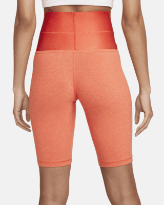 nike orange bike shorts