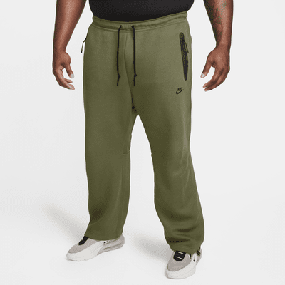 Pants de entrenamiento con dobladillo abierto para hombre Nike Sportswear Tech Fleece