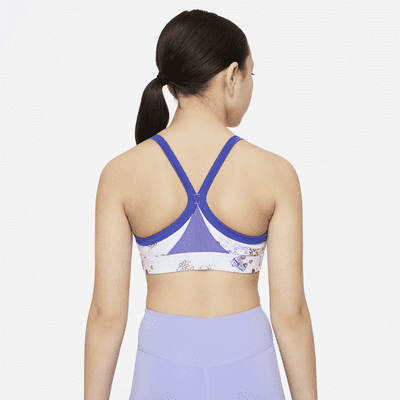 Bra deportivo para niñas talla grande Nike Indy Icon Clash