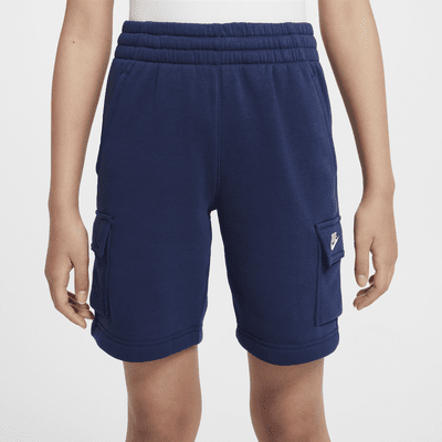 Shorts cargo para niños talla grande Nike Sportswear Club Fleece