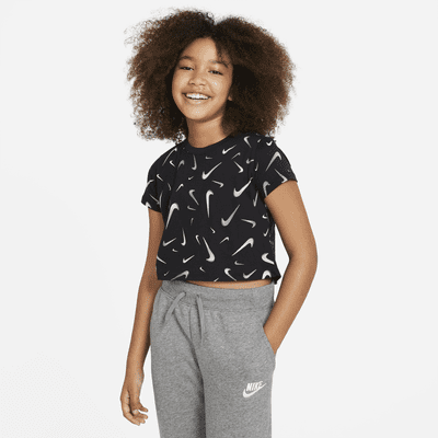 Nike Sportswear Older Kids' (Girls') Cropped T-Shirt. Nike SE
