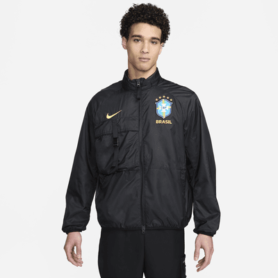 Brazil Men's Nike Soccer Halo Jacket