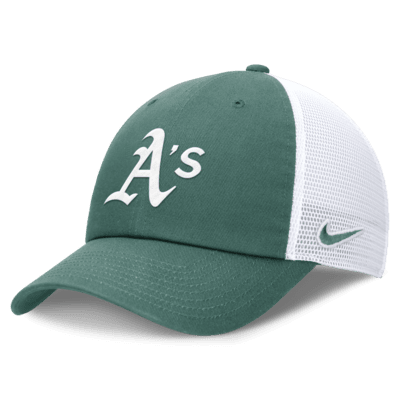 Gorra de rejilla Nike de la MLB ajustable para hombre Oakland Athletics Bicoastal Club