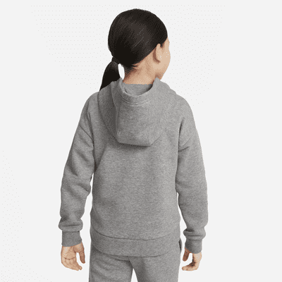 Bluza z kapturem i zamkiem na całej długości dla małych dzieci Nike Sportswear Club Fleece