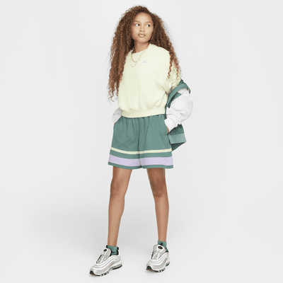 Nike Sportswear Club Fleece Girls' Boxy Crew-Neck Sweatshirt