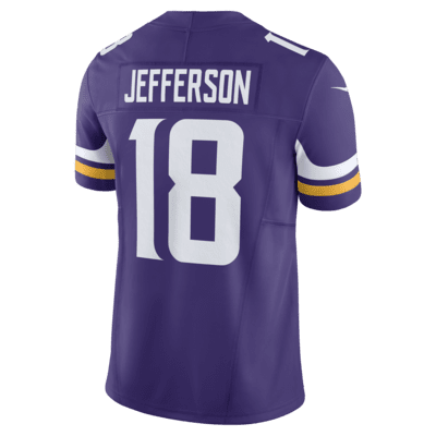 Jersey de fútbol americano Nike Dri-FIT de la NFL Limited para hombre Justin Jefferson Minnesota Vikings