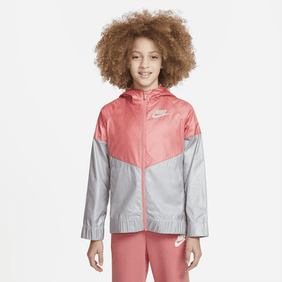 Nike Sportswear Windrunner Big Kids' (Girls') Jacket (Extended Size)