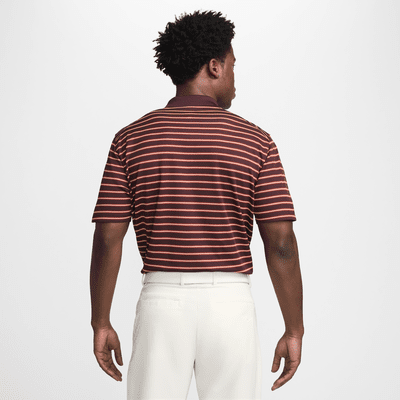 Nike Dri-FIT Victory csíkos, galléros férfi golfpóló