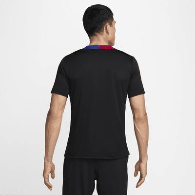 Haut de foot en maille à manches courtes Nike Dri-FIT FC Barcelona Strike pour homme