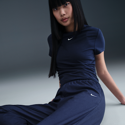 Nike Sportswear Chill Poplin Women's High-Waisted Loose Open-Hem Trousers