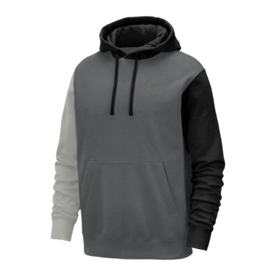 Sudadera con gorro universitaria Nike para hombre Oregon Club Fleece