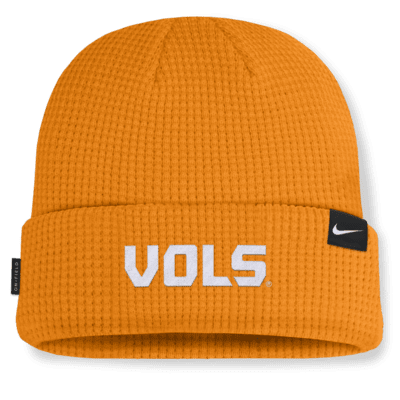 Gorro con dobladillo universitario Nike para hombre Tennessee Volunteers Sideline Terra