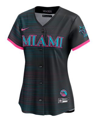Женские джерси Miami Marlins City Connect Women’s Nike Dri-FIT ADV MLB Limited Jersey