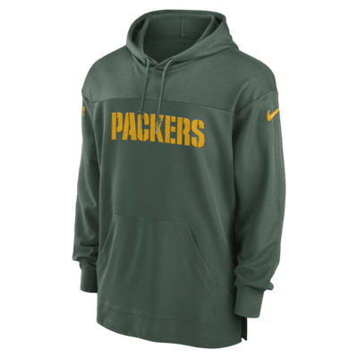 Green Bay Packers Sideline Men's Nike Dri-FIT NFL Long-Sleeve Hooded ...