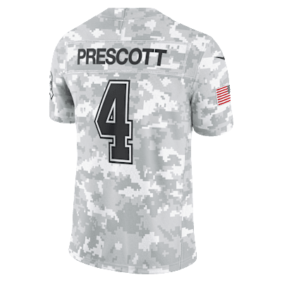 Dak Prescott Dallas Cowboys Salute to Service Men's Nike Dri-FIT NFL Limited Jersey