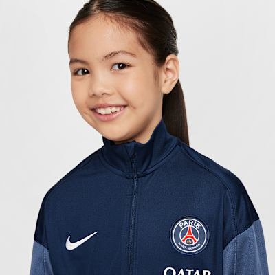 Pairis Saint-Germain Strike Big Kids' Nike Dri-FIT Soccer Knit Tracksuit