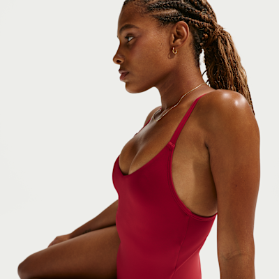 Nike Swim Essential Women's V-Neck One-Piece