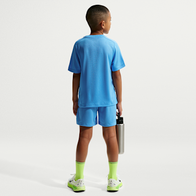 Playera de entrenamiento de manga corta Dri-FIT para niño talla grande Nike Multi