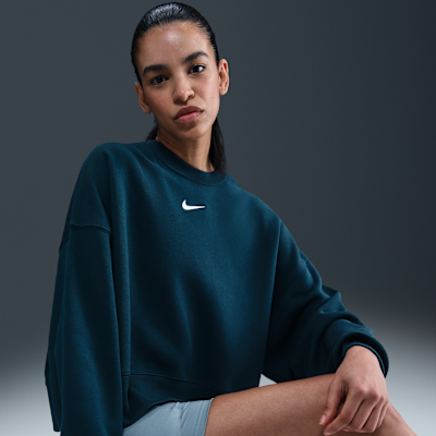 Nike Sportswear Collection Essentials Women's Oversized Fleece Crew Sweatshirt