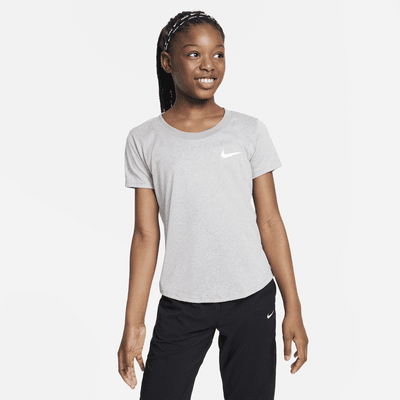 Nike Dri-FIT Big Kids' (Girls') Training T-Shirt. Nike.com