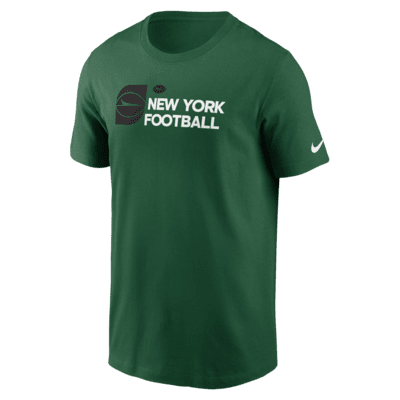 New York Jets Team Outline Essential T-Shirt Men's Nike NFL T-Shirt