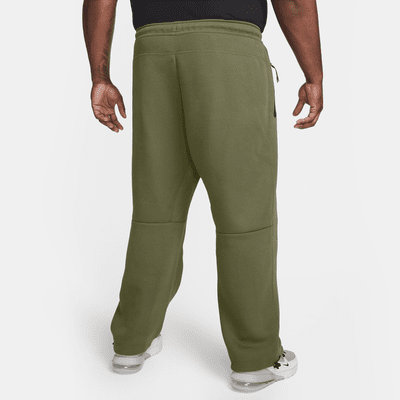 Pants de entrenamiento con dobladillo abierto para hombre Nike Sportswear Tech Fleece