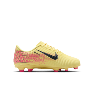 Tacos de fútbol MG low para niños talla grande Nike Jr. Mercurial Vapor 16 Club "Kylian Mbappé"