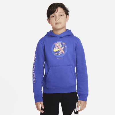 Nike Sportswear Club Fleece Big Kids' Graphic Pullover Hoodie