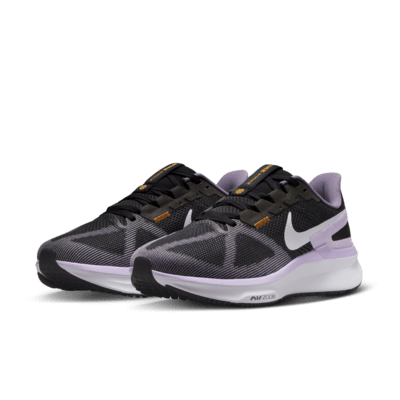 Tenis de correr en carretera para mujer (extraancho) Nike Structure 25