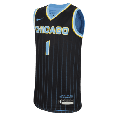 Jersey Nike Dri-FIT de la WNBA Swingman para niños talla grande Diamond DeShields Chicago Sky 2024 Explorer Edition