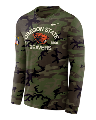 Мужская футболка Oregon State Beavers Legend Nike Dri-FIT Long-Sleeve