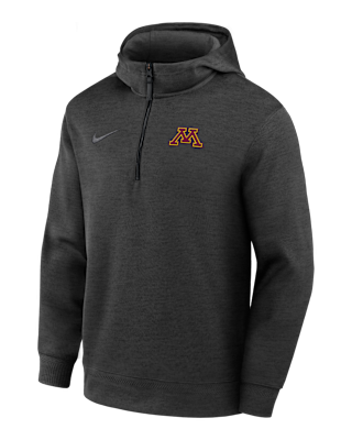 Мужское худи Minnesota Gophers Nike NCAA Basketball Coaches' Pullover Hoodie для баскетбола