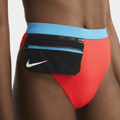 Prenda para la parte inferior de natación de cintura alta con bloques de color para mujer Nike