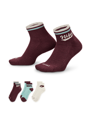 Unisex носки Nike Everyday Plus Ankle Socks (3 Pairs)