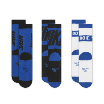 Nike Sportswear Little Kids' Crew Socks (3-Pack)